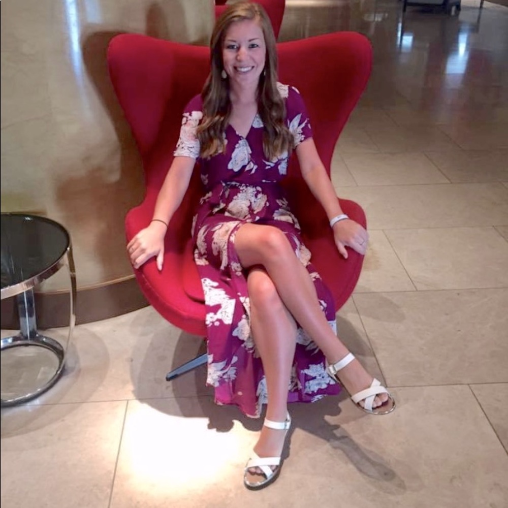 Candies Small Floral High Low Dress